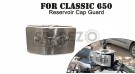 For Royal Enfield Classic 650 3 Pcs Accessories Combo Pack Silver - SPAREZO